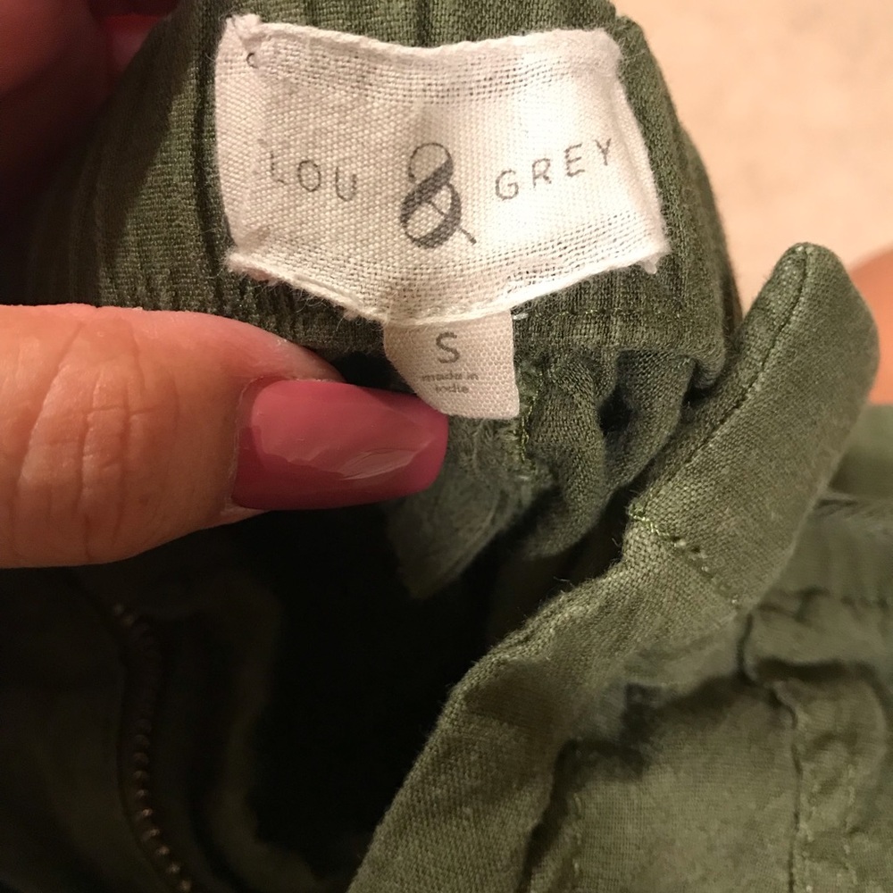 Cargo green jogger casual pants